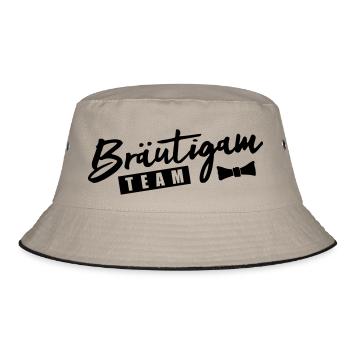 braeutigam team - Bucket Hat - Khaki/Schwarz - Vorne