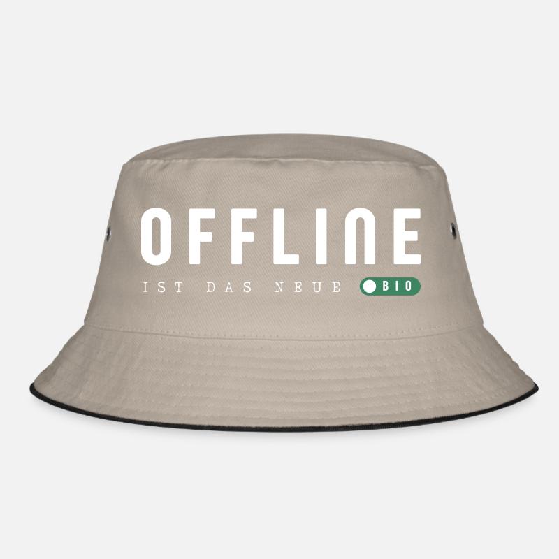 Offline ist das neue Bio Bucket Hat