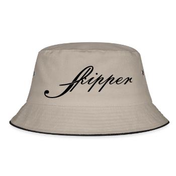 skipper_vec_1 de - Bucket Hat - Khaki/Schwarz - Vorne