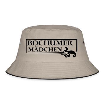 Bochumer Mädchen - Bucket Hat - Khaki/Schwarz - Vorne