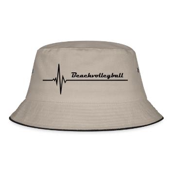 Beachvolleyball - Bucket Hat - khaki/black - Front