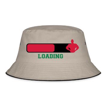 Loading - Bucket Hat - Khaki/Schwarz - Vorne