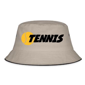 Tennis - Bucket Hat - Khaki/Schwarz - Vorne