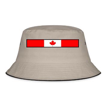 Drapeau du Canada - Bob - kaki/noir - Devant