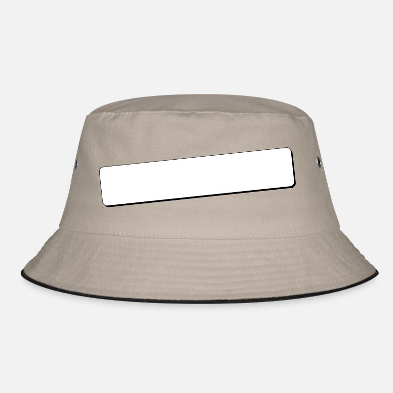 Schreibfeld runde Ecken | Schatten | Vektorgrafik Bucket Hat