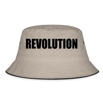 Revolution - Bucket Hat - khaki/black - Front