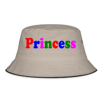 Princess - Bucket Hat - khaki/black - Front