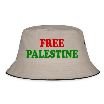 Free palestine - Bob - kaki/noir - Devant