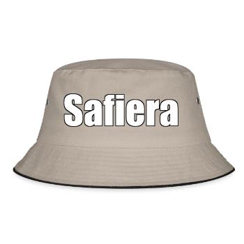 Safiera - (Human Name) - Bucket Hat - khaki/black - Front