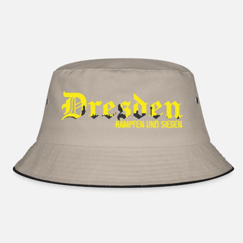 Dresden - Bucket Hat - Khaki/Schwarz