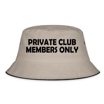 private club members only - Bob - kaki/noir - Devant