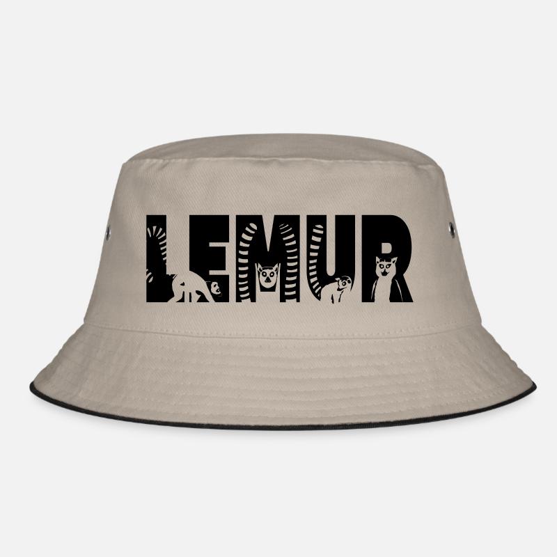 Lemur Tippfehler Bucket Hat