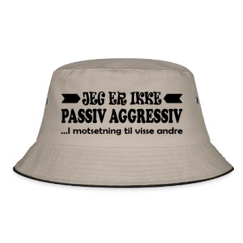 Je ne suis pas passif-agressif. - Bob - kaki/noir - Devant