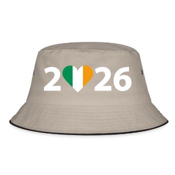J’aime l’Irlande 2026, vacances en Irlande 2026 - Bob - kaki/noir - Devant