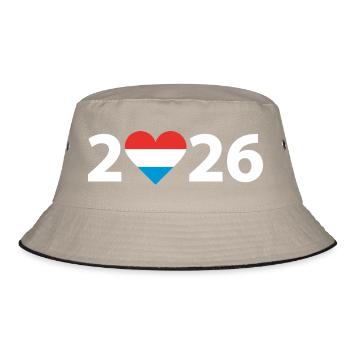 J’aime Luxembourg 2026, vacances au Luxembourg 2026 - Bob - kaki/noir - Devant