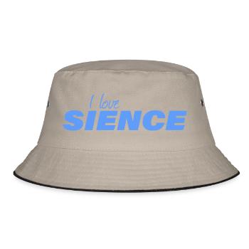I LOVE SCIENCE - Bucket Hat - khaki/black - Front