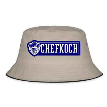 Chapeau de chef chef - Bob - kaki/noir - Devant