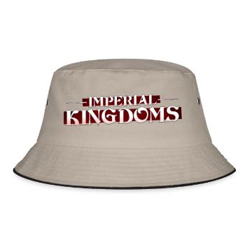 Kaiserliche Königreiche – Rot - Bucket Hat - Khaki/Schwarz - Vorne