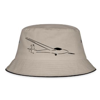 standard libelle - Bucket Hat - Khaki/Schwarz - Vorne