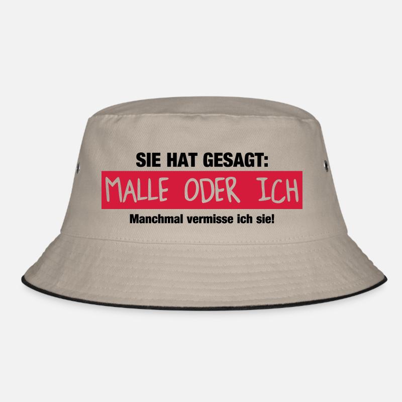 Malle oder ich Bucket Hat