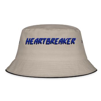 heartbreaker blue - Bucket Hat - khaki/black - Front