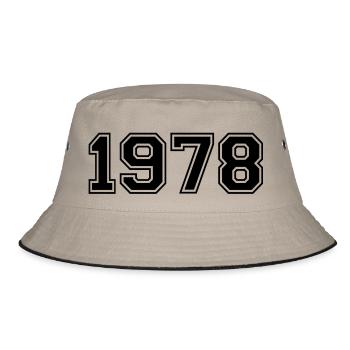 1978 - Bucket Hat - Khaki/Schwarz - Vorne