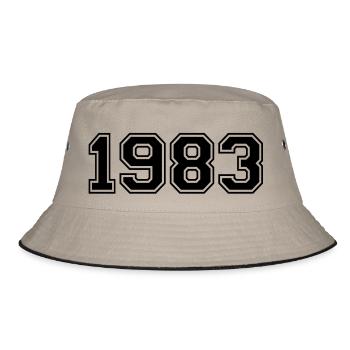 1983 - Bucket Hat - khaki/black - Front