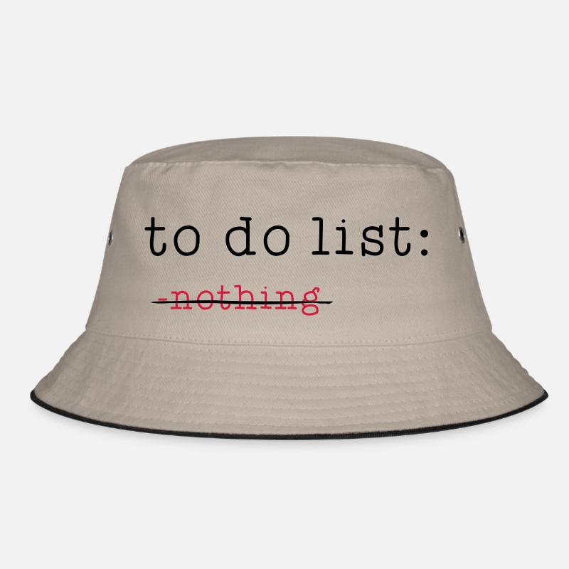 to-do list Bucket Hat