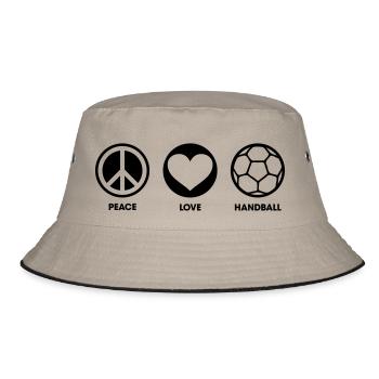 Peace Love Handball - Bob - kaki/noir - Devant