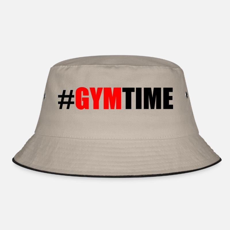Gym - Bucket Hat - Khaki/Schwarz