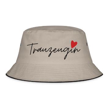 Maid of honor - Bucket Hat - khaki/black - Front