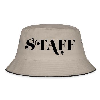 Staff - Bucket Hat - khaki/black - Front