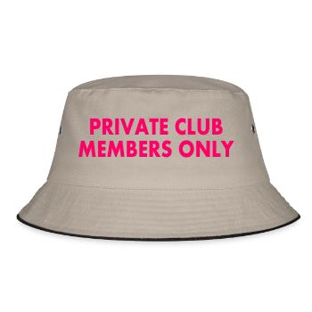 private club members only - Bob - kaki/noir - Devant