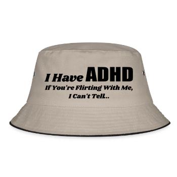 I Have Adhd If You're Flirting With Me | Flirting - Bob - kaki/noir - Devant