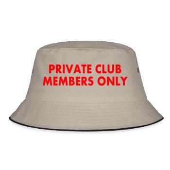 private club members only - Bob - kaki/noir - Devant