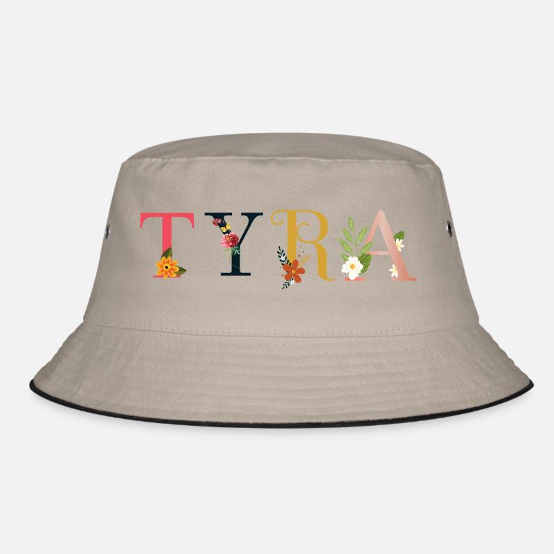 TYRA Nom Orné de Fleurs Bob