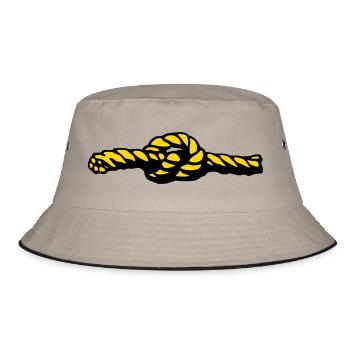 Node - Bucket Hat - khaki/black - Front