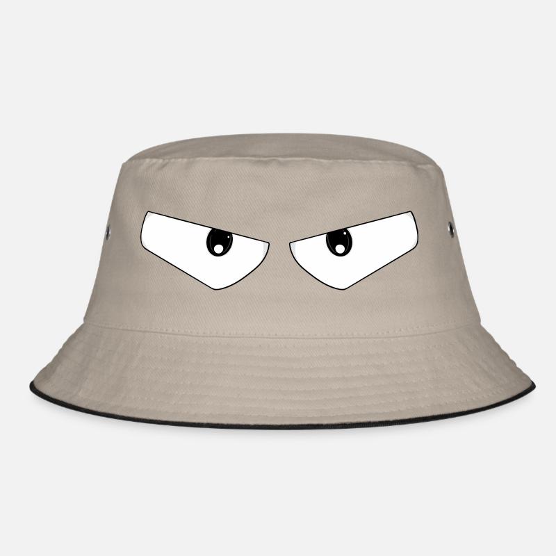 Expressive Bold Eyes Bucket Hat
