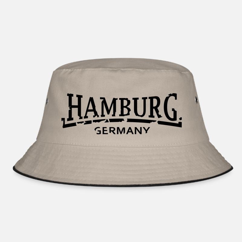 Hamburg - Bucket Hat - Khaki/Schwarz