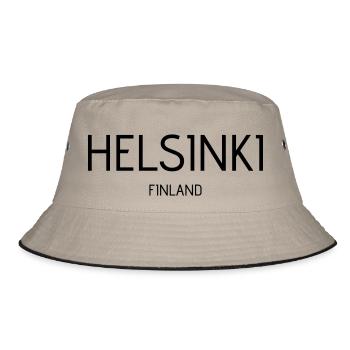 helsinki - Bucket Hat - khaki/black - Front