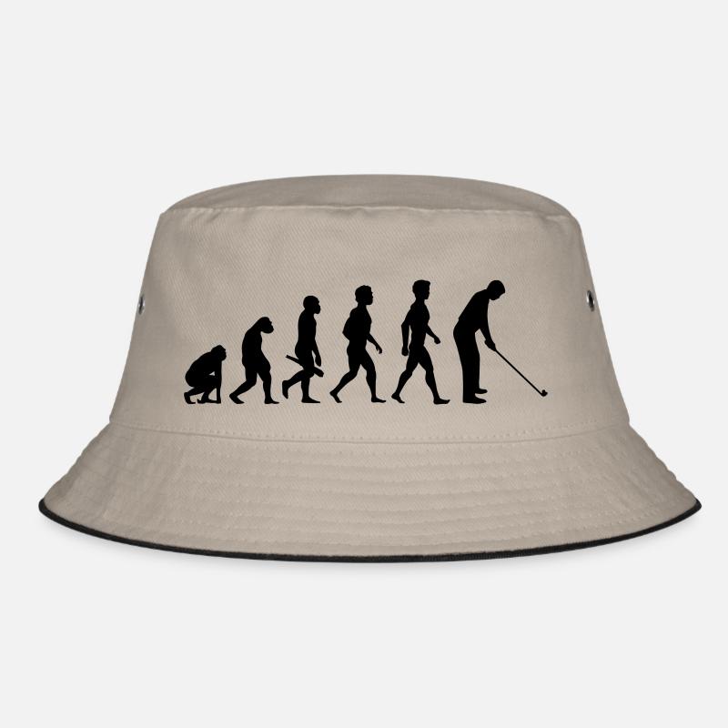 golfing golf course golfer caddy golfer green Bucket Hat