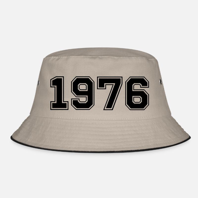 1976 - Bucket Hat - khaki/black