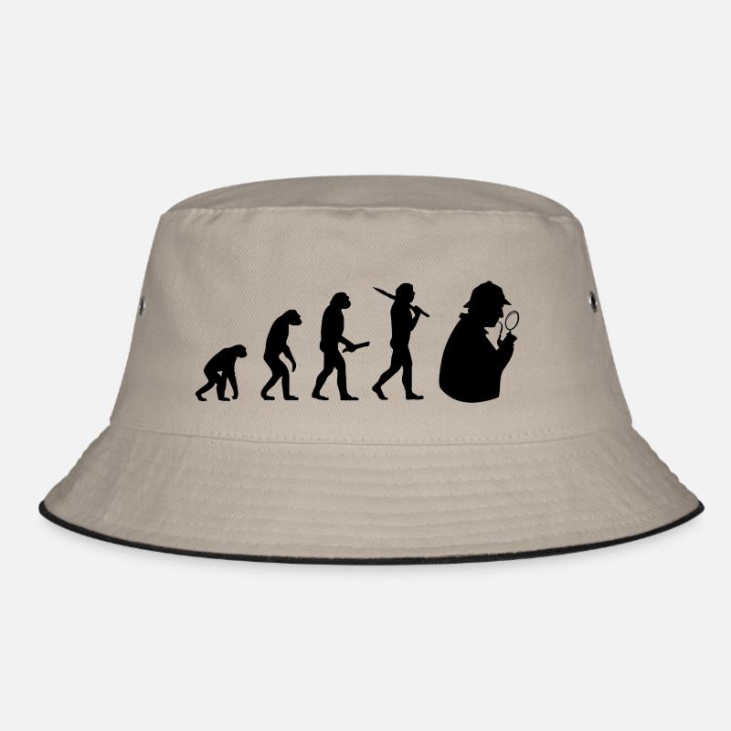 sherlock holmes Evolution Fortschritt Entwicklung Bucket Hat