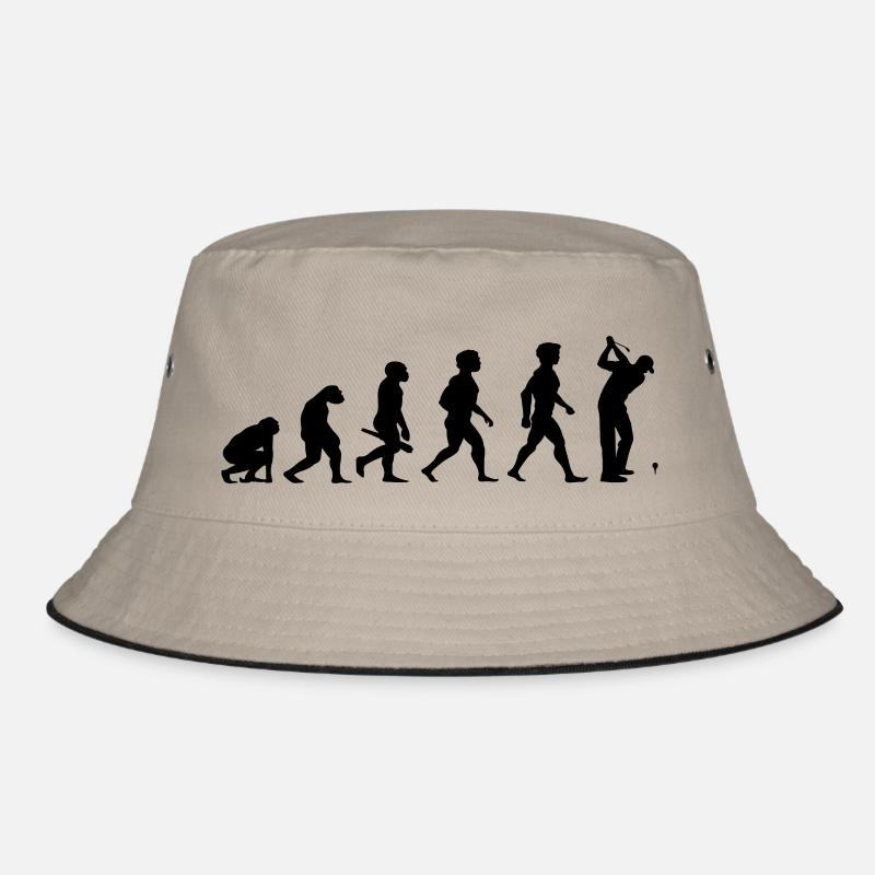 Evolution Golf Golfer Golfspieler Golfplatz Bucket Hat