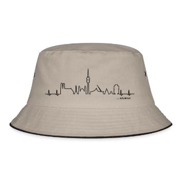 ...citybeat München - Bucket Hat - Khaki/Schwarz - Vorne