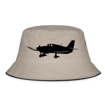 Robin - Bucket Hat - Khaki/Schwarz - Vorne