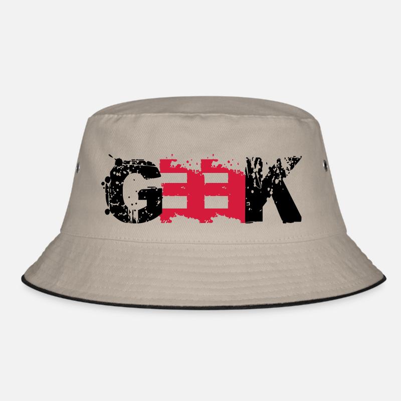 Geek Farbabdruck Bucket Hat