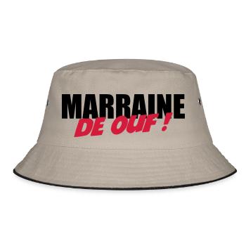 Marraine de ouf ! - Bob - kaki/noir - Devant