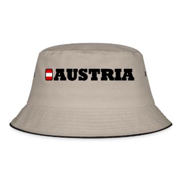 Austria / Austria - Bucket Hat - khaki/black - Front