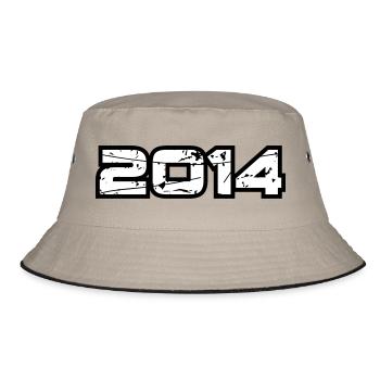 2014 - Bucket Hat - khaki/black - Front